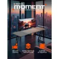 Компьютерный стол GameLab Moment Black, ЛДСП, 160 см x 60 см, черный