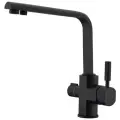 Смеситель для кухни (мойки) KAISER Decor 40144-9 granit black mat