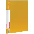 Комплект 7 шт, Папка с боковым металлическим прижимом и внутренним карманом BRAUBERG Contract, желтая, до 100 л, 0.7 мм, бизнес-класс, 221790