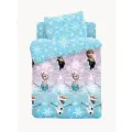 Непоседа, Детское постельное белье в кроватку 160х80 юниор, Поплин, 1 нав. 40х60, Холодное сердце Эльза