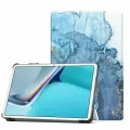 Умный чехол для Samsung Galaxy Tab A9+ 11/ SM-X210, X215, X216B, синий мрамор