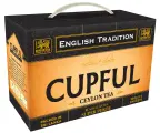 Чай Cupful English Tradition SUPER PEKOE, черный крупнолистовой, 1 кг (4 шт х 250 г)