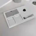 Чайная станция Meyvel TES-01 (White), поднос пластиковый