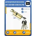 Цилиндровый механизм MSM CW 100 mm (45в/55) РВ, ключ-вертушка