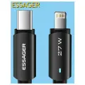 Кабель Essager USB C/ LIGHTNING, для быстрой зарядки,1м.