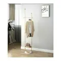 Напольная вешалка VOSline, стойка интерьерная, золотистая, 191x33 см