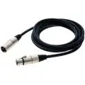 Кабель Rockdale XLR (m) - XLR (f) OFC, длина 6.5 м, 1 шт., черный