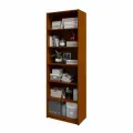Стеллаж-800 Ширина 80 см, Глубина 28 см, Высота 215 см, цвет: Орех