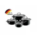 Набор кастрюль WMF FusionTec 4 предмета Германия, чёрный матовый