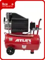 Поршневой масляный компрессор (24 л, 8 бар, 185 л/мин) ATLET SC-D24L, 220 В