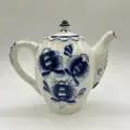 Чайник заварочный с цветочным декором, фарфор, роспись, Объединение «Гжель»