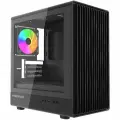 Корпус PowerCase Mistral Micro C4B, ARGB, чёрный