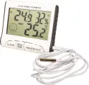 Термометр гигрометр электронный GARDEN SHOW LCD дисплей 43х83х12 мм