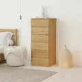 Высокий комод Dipriz Дольче Вита, из массива дуба, 6 ящиков, матовый, стиль лофт