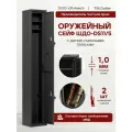 Оружейный сейф шкаф на 2 ствола DS-11/5 с 2 полками 1000*200*180