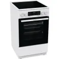 Электрическая плита Gorenje GEC5C42WG, стеклокерамическая, 4 конфорки, белая
