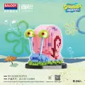 Конструктор 3D из миниблоков Balody Губка Боб Улитка Гэри 513 элементов - BA18388