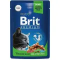 Brit Premium 28шт по 85г корм для стерилизованных кошек, цыпленок в соусе