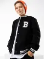 Бомбер Little Bandit, размер 128, глубокий чёрный