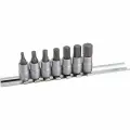 FORCE Набор кор. головок-бит 6гр. на планке 7пр. 2073