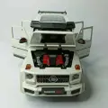 Машинка металлическая Mercedes-benz Гелендваген Brabus Гелик в масштабе 1:18 с эффектом дыма, большая металлическая модель Мерседес