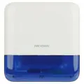 Оповещатель уличный беспроводной (синий индикатор) AX PRO (DS-PS1-E-WE Blue) | код. 302401665 | Hikvision AX PRO ( 1шт. )