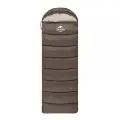 Спальный мешок Naturehike U350S, (190+30)х75 см, (ТК: -3C), (левый), коричневый