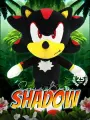 Мягкая плюшевая игрушка Shadow the Hedgehog 25 см