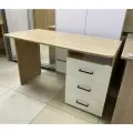 Стол письменный Лайт 1200 3 ящика (сонома/Белый)