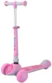 Самокат Sportsbaby Детский трехколесный самокат MS-949 Formula 5 розовый со светящимися колесами