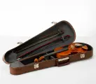 Музыкальный инструмент Скрипка одна вторая 1/2 (половинка) в кофре и двумя смычками