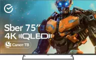 Телевизор QLED Sber SDX-75UQ5231 Салют ТВ 75 титан/4K Ultra HD/Smart TV