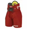 Шорты хоккейный CCM HP AS-V PRO PANTS YT, детские, цвет: красный, размер S (обхват талии 51-55 см)
