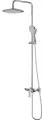 Душевая система с тропическим душем и смесителем D&K Rhein Reisling (DA1273701B03), хром