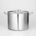 Кастрюля из нержавеющей стали Общепит, 20 л, d=32 см, h=25 см, капсульное дно, индукция