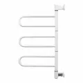 Полотенцесушитель электрический Energy U - G3K поворотный белый матовый, скрытое/наружное подключение