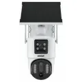 Wi-Fi камера с солнечной панелью CARCAM 4MP Solar Outdoor PTZ 10x Hybrid Zoom Triple Lens Dual View Camera V380BP5DL-WiFi
