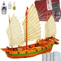 Подарочная модель парусного корабля Amati (Италия), Pirate Junk, 100 часов, М.1:100, + инструменты, краски, лак и клеи
