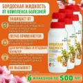 Бордоская жидкость для обработки плодовых и ягодных культур от болезней, 500 мл. набор 6 флаконов