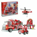 Конструктор Пожарная бригада Огнеборцы , 697 деталей
