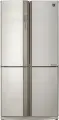 Sharp SJEX93PBE Холодильник SJ-EX93PBE бежевый трёхкамерный 345/211 л морозилка снизу Side by Side