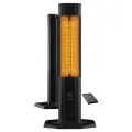 Инфракрасный обогреватель Luxevа 2500-VR black, напольный, с пультом, 3 режима, площадь обогрева 25м²