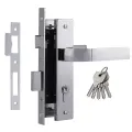 Замок врезной N107-70 Л, хром Нора-М 16181