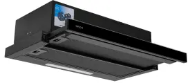 Вытяжка телескопическая AKPO WK-7 Fogo 60 см. черный, 1080 куб. м/час, ширина 60 см, черный, Польша