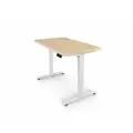 Стол на двухмоторной раме с электрической регулировкой высоты BAZALT 140х70 SE222W140BD