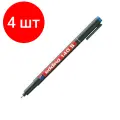 Комплект 4 штук, Маркер для глянц. поверх. EDDING E-140/3 S синий 0.3мм