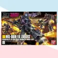 Bandai в наличии, оригинальная коробка HG 1/144 MS-06R-1A ZAKU 2, аниме-фигурка полного действия, комплект модели, сборная игрушка в подарок для детей, Серый, Унисекс