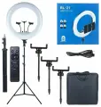 Кольцевая лампа 54 см + штатив 2 м + пульт + 3 держателя для телефона Селфи кольцо LED Soft Ring Light RL-21