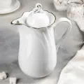 Кувшин Добрушский фарфоровый завод «Голубка», фарфор, 1.4 л, белый