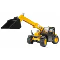 Погрузчик Bruder колесный CAT Telehandler с ковшом 02-141 1:16, 26 см, желтый/черный